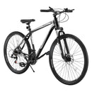 Mountain Bike, 29 inch MTB Bicycle with Front Suspension, 21 Speeds SHIMANO Twist Shifting, Comfort Saddle, Dual Disc Brakes, Aluminum Alloy Frame, Adult Sport Cycling Bicycle Trail Snow
