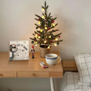 Christmas Decor Red Truck Christmas Wooden Box Signs Buffalo Plaid Christmas Decorations Christmas Decor for Home Office Bedroom Fireplace Car Tiered Tray Decor Christmas Gifts for Women 5x5