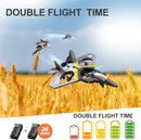4DRC V17 Remote Control Plane RC Airplanes 2.4GHz 6CH EPP RC Plane 4 Motor RC Aircraft Toys for Adult Kids with Function Gravity Sensing Stunt Roll Cool Light RC Planes Airplanes