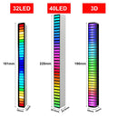 RGB LED Strip Light Music Sound Control Pickup Rhythm Ambient Lamp Atmosphere Night Lights For Bar Car Room TV Gaming Decoration