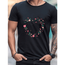 Celebrate in Style with This 100% Cotton Men's Valentine's Day Tee