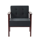 Wood Frame Accent Armchair