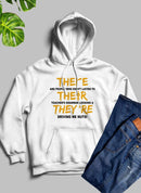 There Their & They're Hoodie