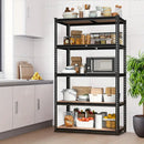 5-Tier Metal Garage Shelving Unit, Adjustable Storage Rack 35.5"W x 72"H x 15.8"D, Multi-Purpose Organizer for Garage, Basement, Utility Room, and Storage Spaces