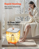 VEVOR Towel Warmer Bucket, 25L Heated Towel Warmer with LED Display, Large Blanket Warmers for Bathroom, 20/40/60/90 Mins Timer and Temperature Setting, for SPA, Home, Countertop, Floor, Gray