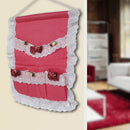 [Polka Dot & Bud Silk] Red/Wall Hanging/ Hanging Baskets / Wall Baskets / Baskets (17*18)