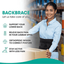 Adjustable Lower Back Brace Lumbar Support Waist Belt For Men Women Pain Relief