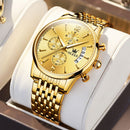 Men's Multifunctional Large Dial Sports Quartz Watch