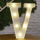 Alphabet Letter LED Lights Luminous Number Lamp Decor Battery Night Light for home Wedding Birthday Christmas party Decoration