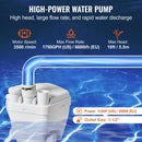 Utility Sink Pump Laundry Sink Drain Pump System 1/3 HP 1500 GPH 18ft Head