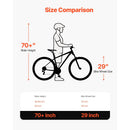 Mountain Bike, 29 inch MTB Bicycle with Front Suspension, 21 Speeds SHIMANO Twist Shifting, Comfort Saddle, Dual Disc Brakes, Aluminum Alloy Frame, Adult Sport Cycling Bicycle Trail Snow