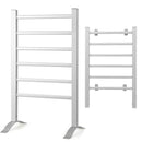 Electric Heated Towel Rack for Bathroom, Wall Mounted Towel Warmer, 6 Stainless Steel Bars Drying Rack