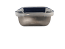 Yakimoto 2/4/6/8/10 PCS Extra-Large Stainless Steel Food Storage Containers With Blue Lids - Deep Design, Airtight Seal, Perfect For Refrigerator Organization, Meal Prep, Lunch Boxes & Kitchen Pantry