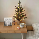 Christmas Decor Red Truck Christmas Wooden Box Signs Buffalo Plaid Christmas Decorations Christmas Decor for Home Office Bedroom Fireplace Car Tiered Tray Decor Christmas Gifts for Women 5x5