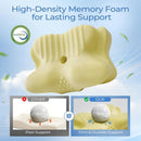 Ergonomic Cervical Neck Pillow for Sleeping – Memory Foam Pillow with Massage Nodes for Neck Pain Relief, Side Sleeper & Back Support