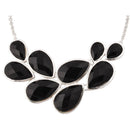 Jane Stone Fashion Statement Collar Necklace Vintage Openwork Bib Costume Jewelry