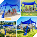 Let's go to the Beach - Portable Beach Tent Sun Shelter UPF 50+, Perfect 10x10 FT Pop-Up Canopy for Outdoor Fun