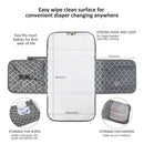 Baby changing diaper pad mother and baby travel portable waterproof diaper pad multifunctional wet wipes bag mommy bag accessories