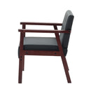 Wood Frame Accent Armchair