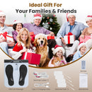 1Pc Rechargeable EMS Foot Massager for Neuropathy TENS Stimulator With 10Modes 50Intensities Remote Control For Muscle Relaxation Cramps Circulation Gift For Dad Mom