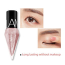 New Professional Shiny Eye Liners Cosmetics for Women Pigment Silver Rose Gold Color Liquid Glitter Eyeliner Cheap Makeup