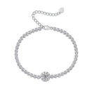 Magpie Bridge - Moissanite set 0.5 carats S925 sterling silver with platinum plated bracelet Fashion trend jewelry