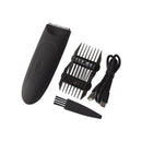1pc USB Rechargeable Electric Groin Hair Trimmer Ball Trimmer For Men With Replaceable Ceramic Blade Heads; Waterproof Male Hygiene Razor