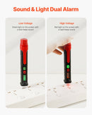 VEVOR Voltage Tester, Non-Contact Voltage Detector with Adjustable Sensitivity, Dual Range AC 12V-1000V/48V-1000V Live & Null Wire Tester Pen with Visual and Audible Alarms, CAT III 1000V Rating