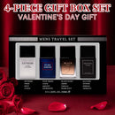 4-Piece Set, Men's Eau De Toilette Spray Gift Box, Long Lasting Fragrance, 4 Different Flavor, Perfect For Holiday Gifts, Dating, Daily Life, Parties, 1.02 Fl Oz/bottle
