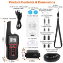Long-Range Dog Training Collar - 3280FT Waterproof with Vibration, Beep & Shock Features
