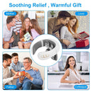 Electric Cervical Neck Massager with Hot Compress, 6 Modes 20 Levels Cordless Neck Pain Relief8-Head Electric Neck Massager with Heat, Cordless Portable Neck Massage Device with Auto Off
