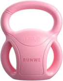 3 Handle Kettlebells Weight - Weight for Women Options 5, 10, 15 and 20 LB for Russian Twists AB Exercise, Weightlifting and Core Fitness Exercise Home Gym [Single in Sold]