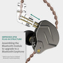 Metal Earphones 1BA+1DD Hybrid Technology HIFI Bass Earbuds In Ear Monitor Headphones Sport Noise Cancelling Headset