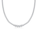 In the Name of Light - A fashionable and trendy jewelry necklace pendant set with Moissanite S925 sterling silver and Platinum-plated diamond