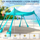Let's go to the Beach - Portable Beach Tent Sun Shelter UPF 50+, Perfect 10x10 FT Pop-Up Canopy for Outdoor Fun