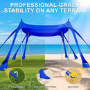 Let's go to the Beach - Portable Beach Tent Sun Shelter UPF 50+, Perfect 10x10 FT Pop-Up Canopy for Outdoor Fun