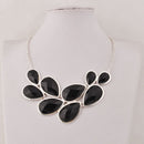 Jane Stone Fashion Statement Collar Necklace Vintage Openwork Bib Costume Jewelry