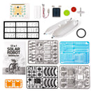 STEM Solar Robot Kit For Kids; 12-in-1 Educational STEM Science Experiment Toys; Solar Powered Building Kit DIY For 8 9 10 11 12 13 Years Old Boys & Girls Kids Toy
