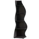 Modern Wall Corner Bookshelf Bookcase