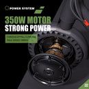 WHOSU J03 PRO Electric Scooter 8.5Tires Up to 17/22 Miles Range 350W Motor  19 MPH Portable Folding Commuting Electric Scooter Adults with Double Braking System and App