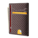 Mens Leather Slim Wallet Credit Card Holder RFID Blocking Pocket ID Money PU USA