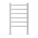 Electric Heated Towel Rack for Bathroom, Wall Mounted Towel Warmer, 6 Stainless Steel Bars Drying Rack