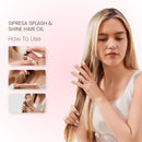 Sipresa Splash'n Shine Hair Perfume Oil 9 Unique Scents in 1 Pack Natural Plant-based Oils 72H Long-Lasting Fragrance 36-PCs Travel Set  Haircare