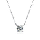 My Heart Will Last Forever - A fashionable and trendy jewelry necklace pendant set with 1-carat and 2-carat Moissanite S925 sterling silver