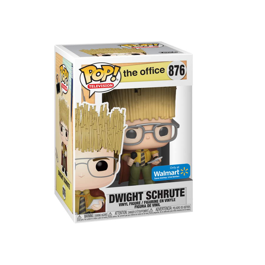 Funko POP! The Office - Dwight Schrute as Hay King Vinyl Figure #876 Walmart Exclusive (NOT 100% MINT)