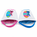 Set of 2 Easter Bunny Tote Bags – Soft Fabric Egg Hunt Baskets Carry Pouches for Kids 9.5 Inches Tall