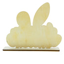 Happy Easter Wooden Standalone Tabletop Cutout Decor