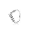 White Copper Plating Fashion Multilateral Ring