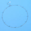 Round Beads Beanie Spacer Beads Choker Necklace