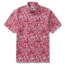 Hawaiian Shirt For Men Paper-Cut Painting Button-down Shirt Short Sleeve 100% Cotton Shirt By Yakima
